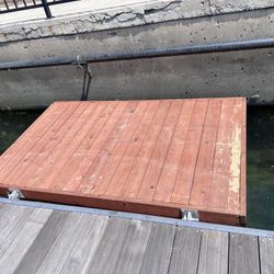 Dinghy 4 Ft W X 5 Ft L Brand New Been Ordered It Then We Order Different Size Including 2 Of 2x 5 Floaters All The Top And Sides 2x6 Pressure Treated