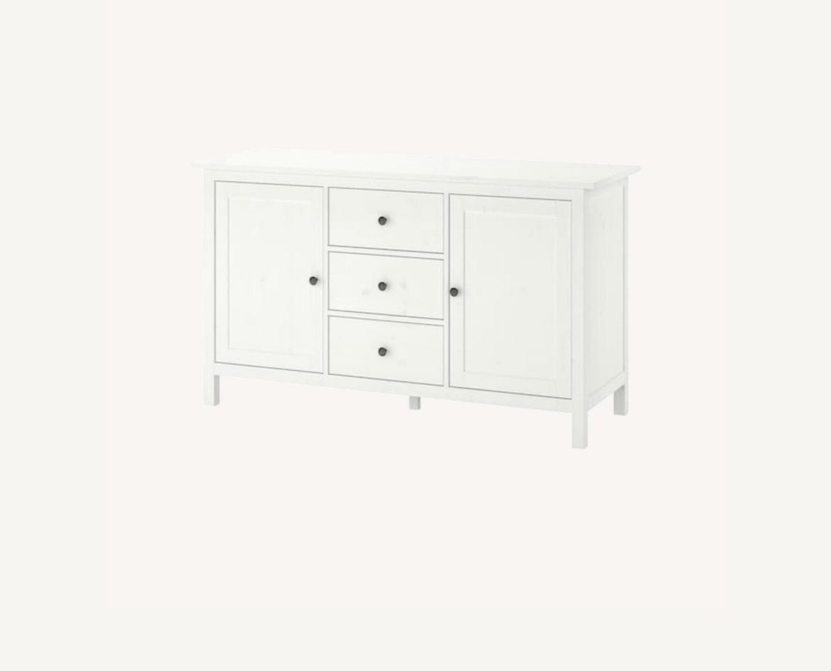Ikea Hemnes White Sideboard (Storage Cabinet)