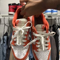 Orange dunks 