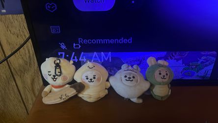 BTS plush keychains