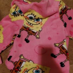 Used Girls SpongeBob SquarePants Snuggie Robe  Sz 4 - 10