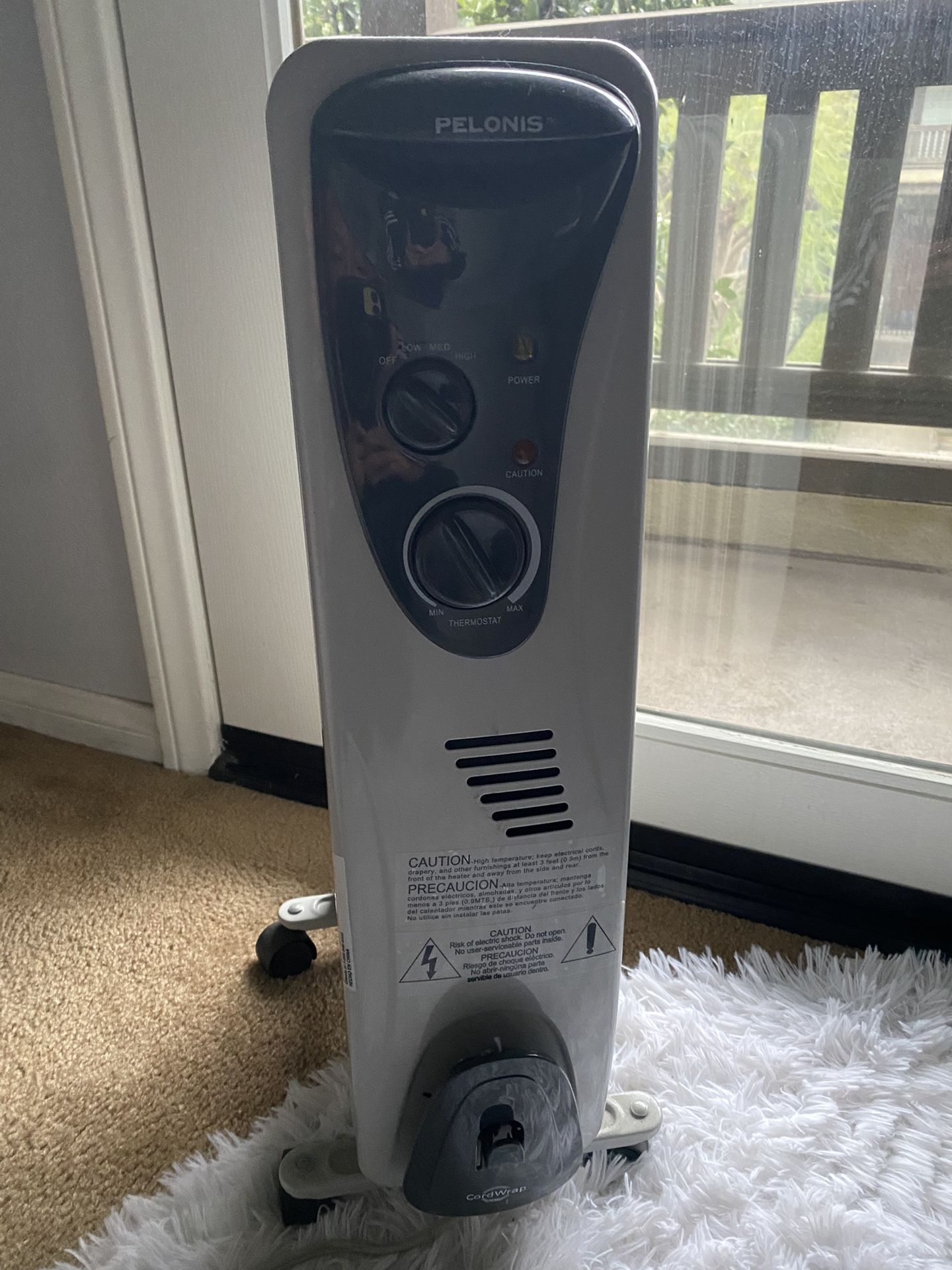 Pelonis Portable Space Heater 1500W