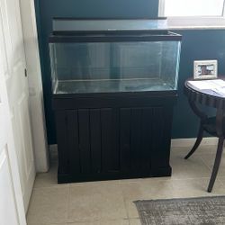 Fish Tank And Stand With Pump And Light