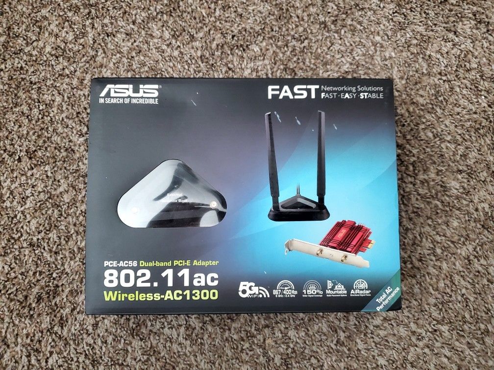 Asus PCE-AC56 Dual-band PCI-E Adapter