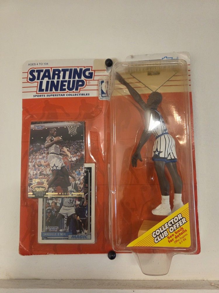 Shaquille O Neal Figure And Cards