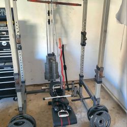 Power Rack w/ Pulley System