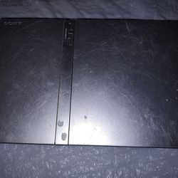 (Slim) PS2 Silver System For Parts Only 