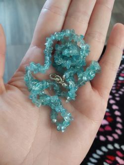 Aquamarine necklace