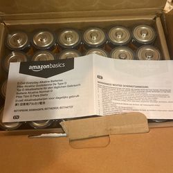 Box of d Batteries 