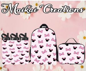 Minnie Mouse school bundle