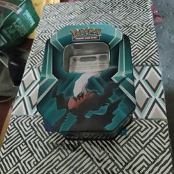 2024 POKEMON TIN ( EMPTY).        PICK UP ONLY