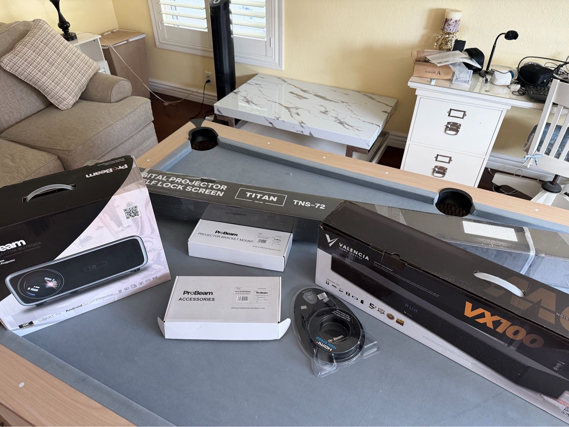 Pro beam Projector system