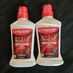 $3 Each (2 Available) Colgate Optic White Icy Fresh Mint Mouthwash 16oz