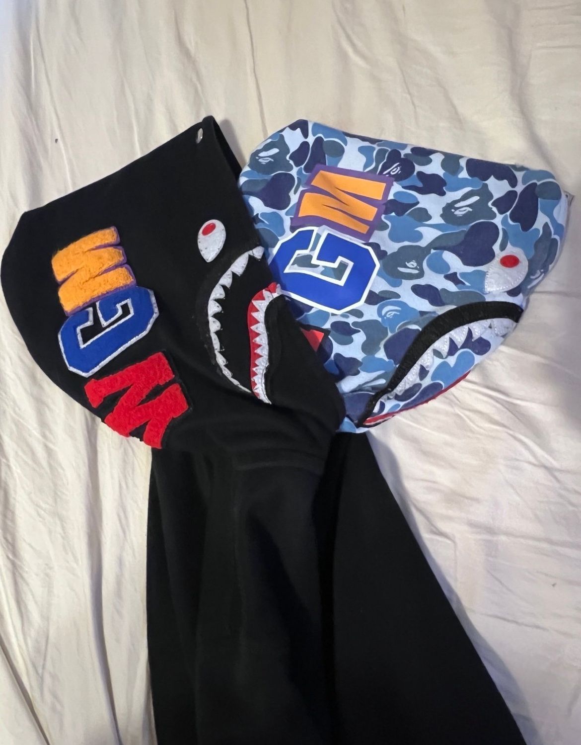 Double Hooded Bape Hoodie $230