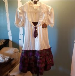 Halloween schoolgirl costume outfit