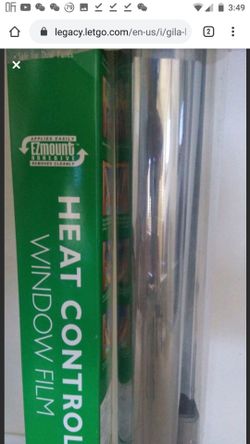 Gila Heat Control Insulating Window Film Light Grey 3’x15” USA