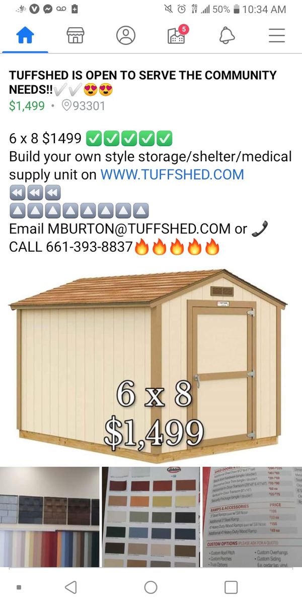 tuff shed fresno