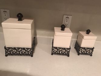 For sugar flour and coffee