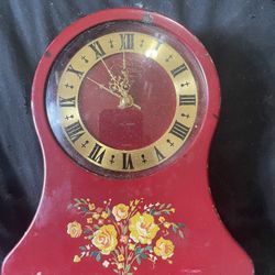 Antique Working Petite Neuchateloise Clock 