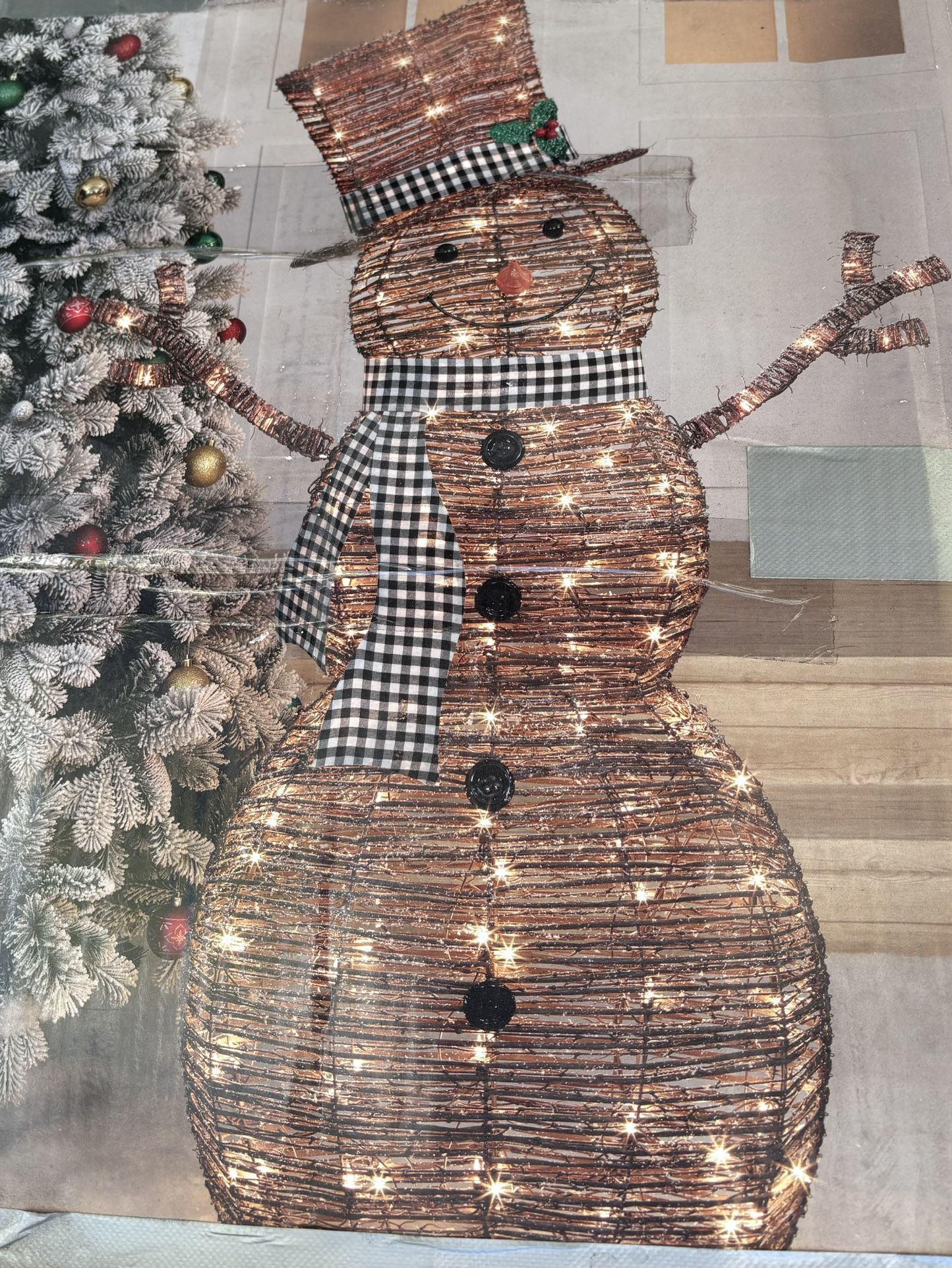 Outdoors, Christmas Decorations Snowman