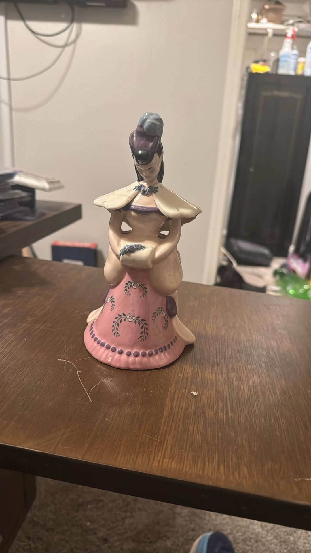Vintage Kay Finch Victorian Godey Lady Figurine - Mid-Century California Ceramics