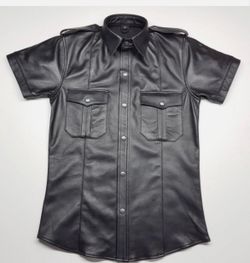 Men’s Slim lambskin  Uniform Top