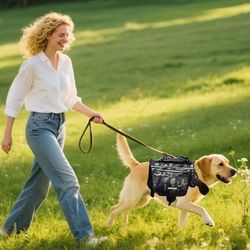 NEW DOG BAG PACK HARNESS FOR M- L DOGS 