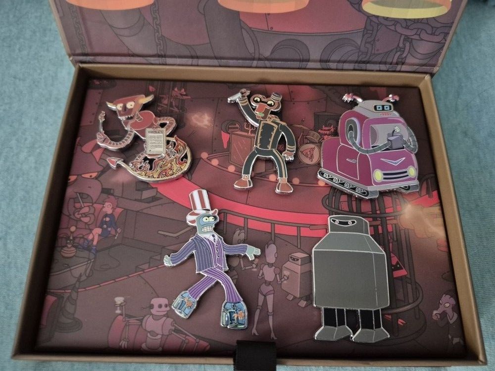 Futurama Pin Set SDCC 2025 Exclusive
