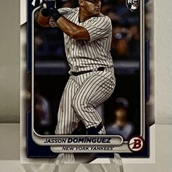 2024 Bowman JASSON DOMINGUEZ RC #17 Rookie New York Yankees