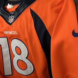 Authentic Broncos jersey   Men's Denver Broncos Peyton Manning  Size 48