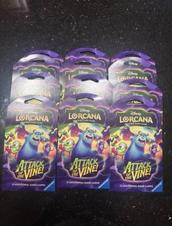 Disney Lorcana: Attack of the Vine Sleeved Booster Packs