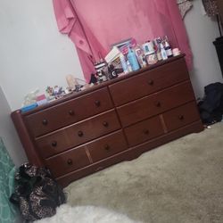 Wood Drawer With Mirror