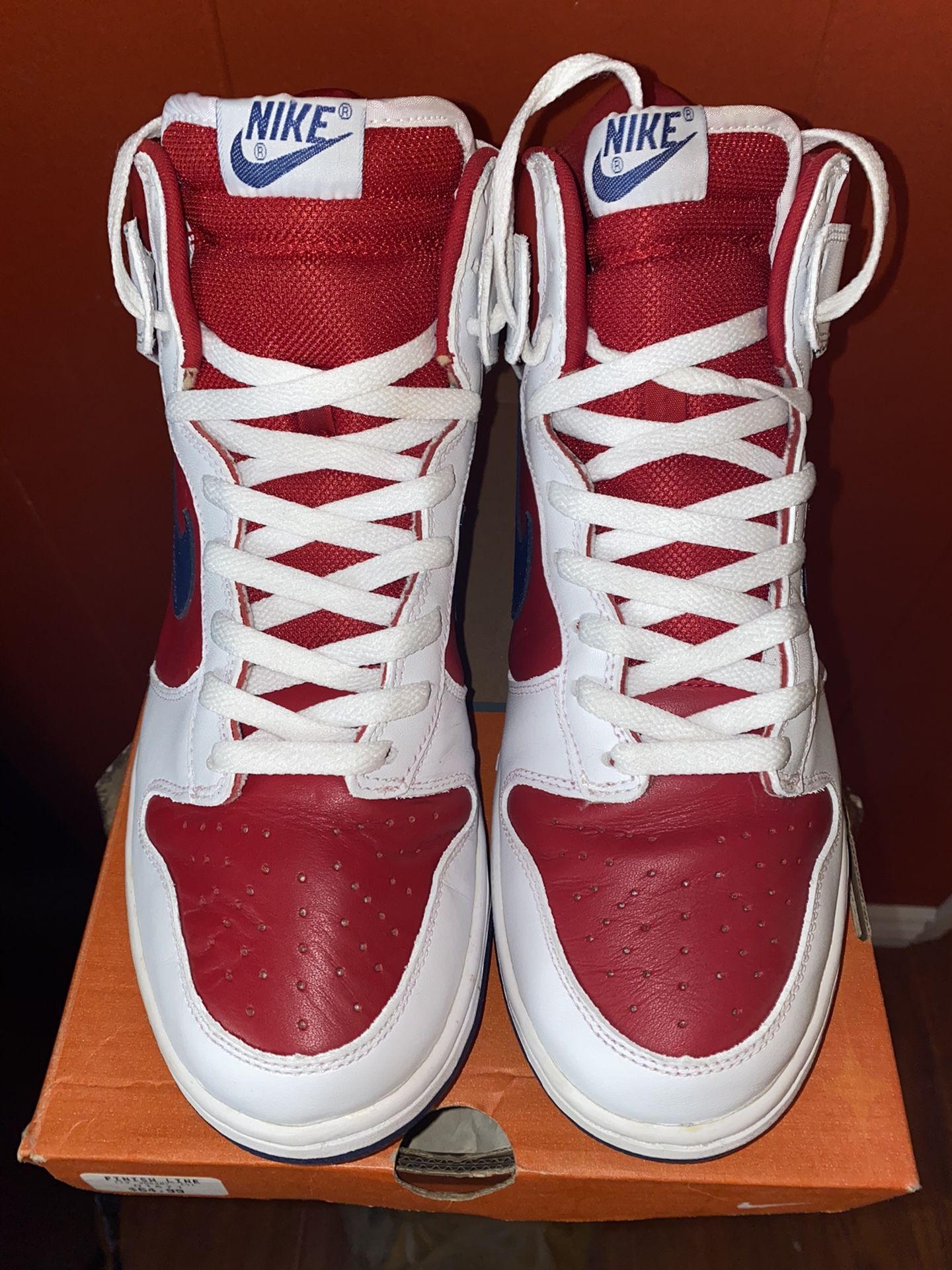 Size 10.5 - Nike Dunk High Rapid Varisty Red Buy (Grade School) Nike Dunk High  main image 2