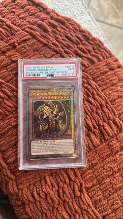 PSA 9 Winged Dragon of Ra Quarter Century Secret Rare 1st Ed