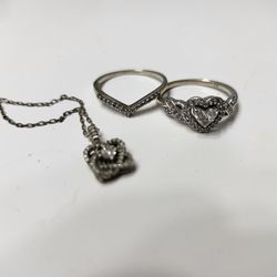 Kay Ring And Necklace Set