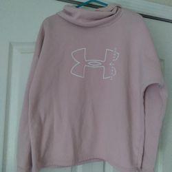 Juniors Under Armour Baby Pink  Hoodie Size Small