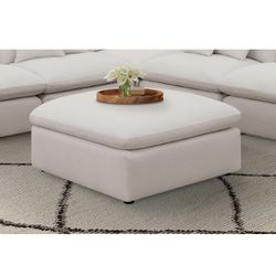 Upholstered Square Ottoman 