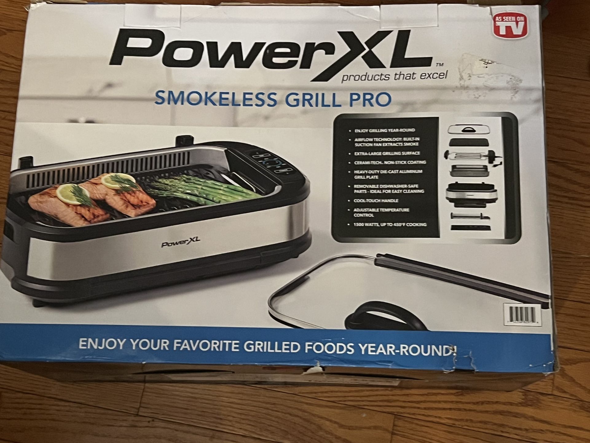 Power Xl Pro Smokeless Grill/New
