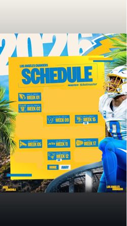 LA Chargers season tickets