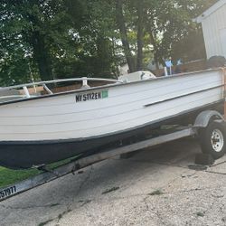 Boat With Mercury 50