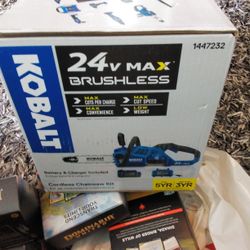 24 Volt Kobolt Chain Saw 