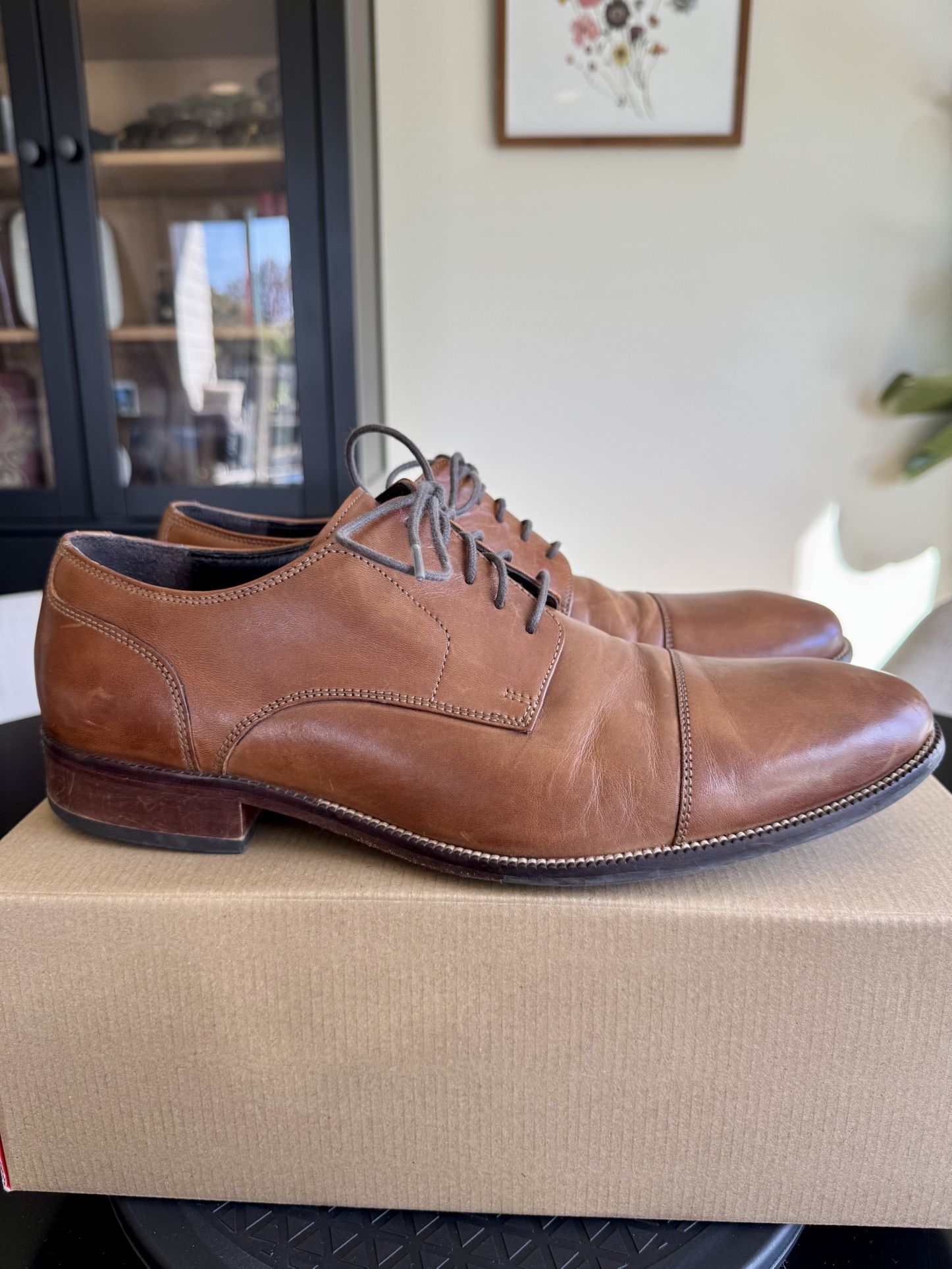 Cole Hahn Benton II Cap Ox - Leather Dress Shoe - US M11
