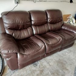 Automatic Recliner, Leather,.
