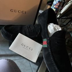 Men’s Gucci Suede Loafers
