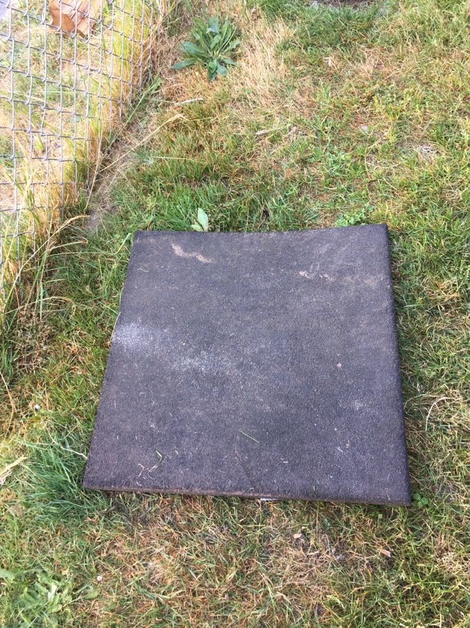 Plastic square walkway