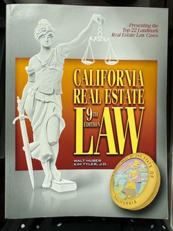 California Real Estate Law 9th Edition