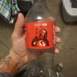 The Mandolorian 20oz Coke Bottle *empty*