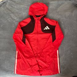 Adidas 2025 Pro Elite Team Warm Jacket Promo IX8948 Lucid Red Mens Size Small