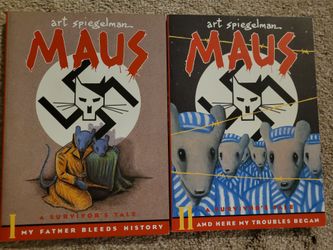 Maus 1 & 2, Art Spiegelman Graphic Novel 2-Pack