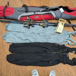 Alpine Ski Equipment Set With Bag